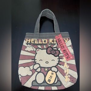 SANRIO Hello Kitty Canvas Tote By LOUNGEFLY